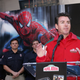 Founder of Papa John’s John Schnatter speaks onstage at the Spider-Man and Papa John’s Pizza’s announcement of ‘Hometown Super-Heroes’ in Times Square October 29, 2007 in New York City.